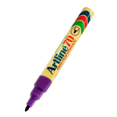 Artline 70 Permanent Marker 1.5mm Bullet Nib Purple - Sold Each (12 per Box)
