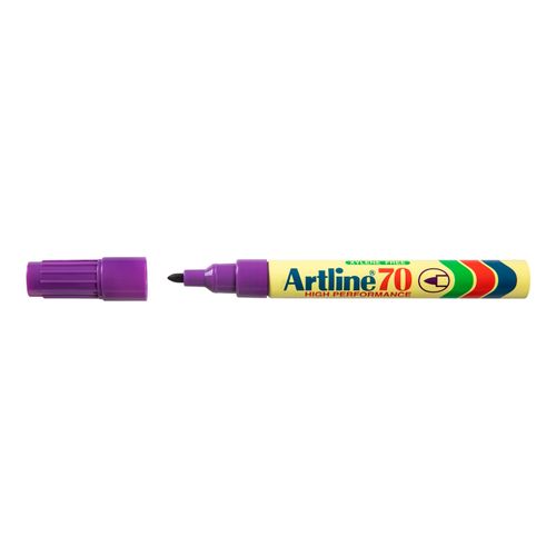 Artline 70 Permanent Marker 1.5mm Bullet Nib Purple - Sold Each (12 per Box)