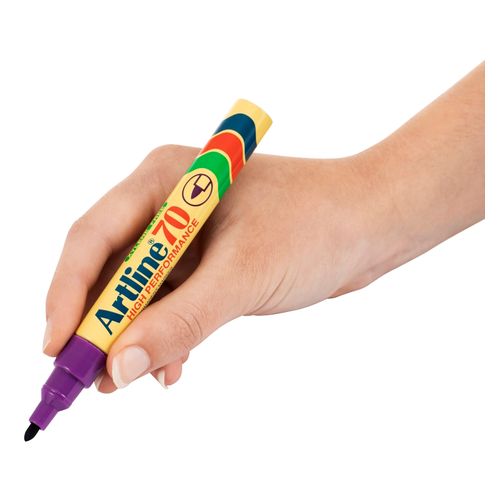 Artline 70 Permanent Marker 1.5mm Bullet Nib Purple - Sold Each (12 per Box)