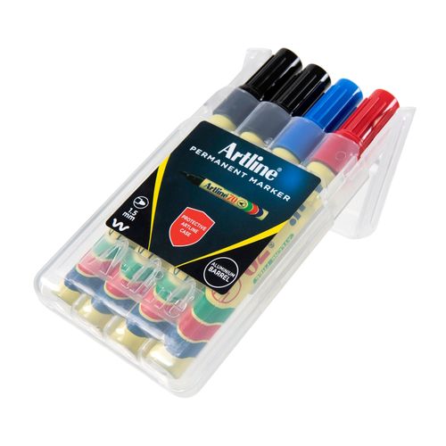 Artline 70 Permanent Marker Bullet Assorted Wallet 4