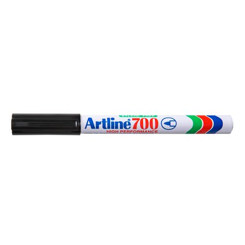 Artline 700 Permanent Marker 0.7mm Bullet Nib Black - Sold Each (12 per Box)