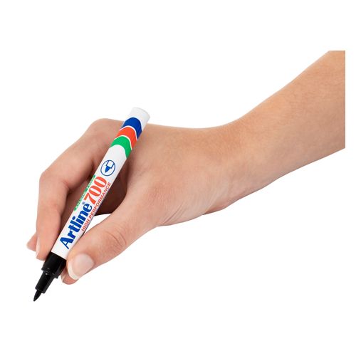 Artline 700 Permanent Marker 0.7mm Bullet Nib Black - Sold Each (12 per Box)