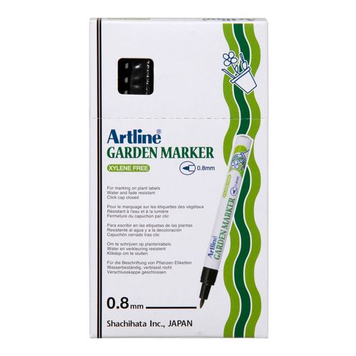 Artline 780 Garden Marker 0.7mm Bullet Nib Black - Sold Each (12 per Box)