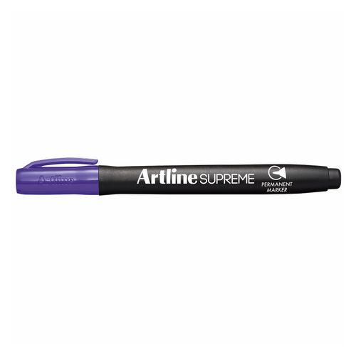 Artline Supreme Permanent Marker Bullet 1.0mm Purple - Sold Each (12 per Box)