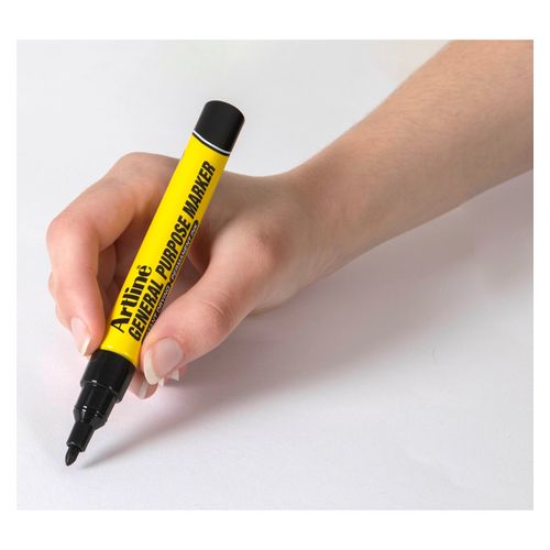 Artline Professional Permanent Marker General Purpose Bullet Black - Sold Each (12 per Box)