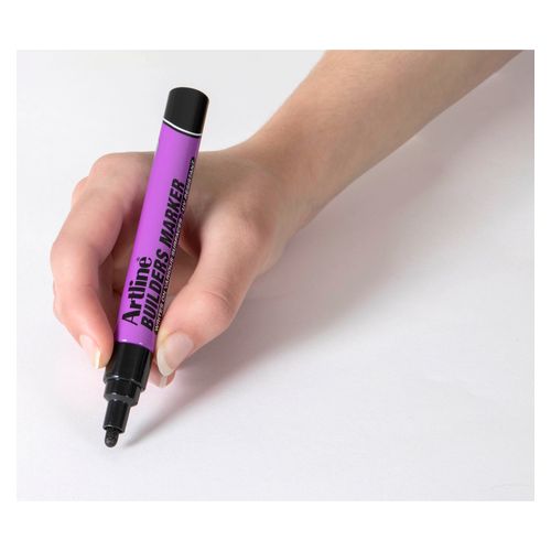 Artline Professional Permanent Marker Builders Bullet Black - Sold Each (12 per Box)