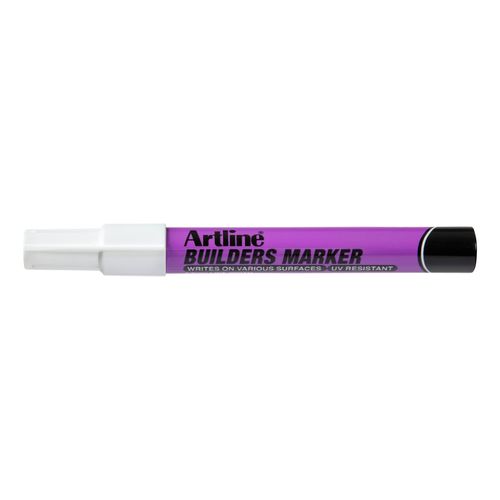 Artline Professional Permanent Marker Builders Bullet White - Sold Each (12 per Box)