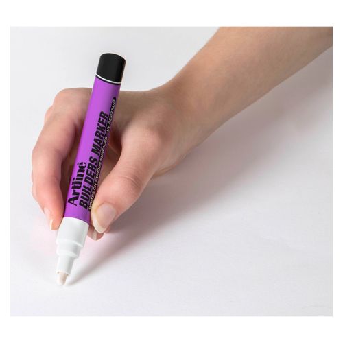 Artline Professional Permanent Marker Builders Bullet White - Sold Each (12 per Box)