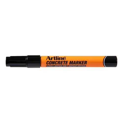 Artline Professional Permanent Marker Concrete Bullet Black - Sold Each (12 per Box)