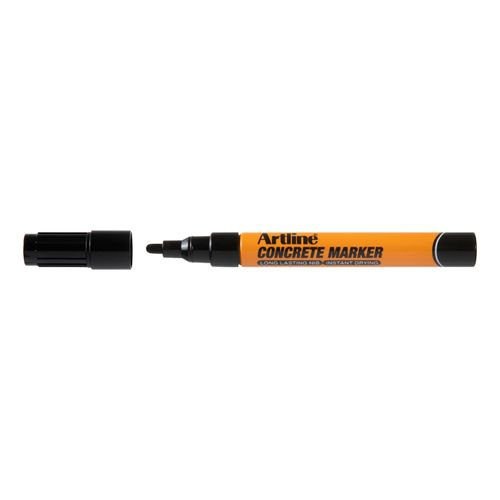 Artline Professional Permanent Marker Concrete Bullet Black - Sold Each (12 per Box)