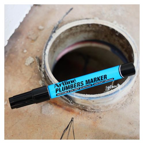 Artline Professional Permanent Marker Plumbers Bullet Black - Sold Each (12 per Box)