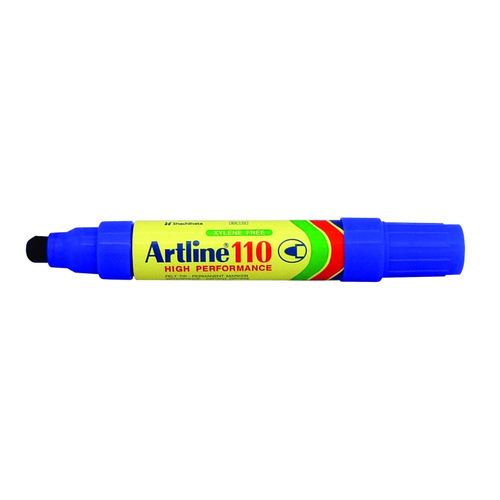 Artline 110 Permanent Marker 4mm Bullet Nib Blue Box 6