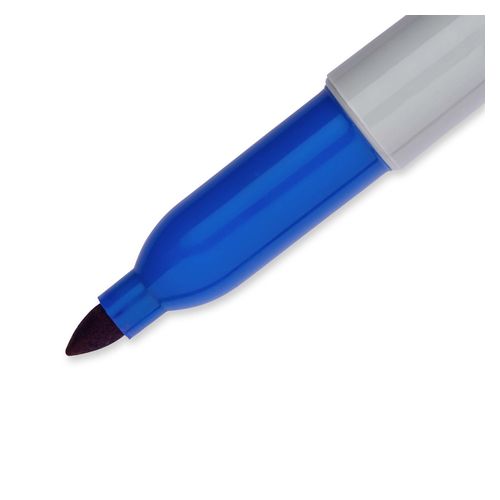 Sharpie Permanent Marker Fine Bullet Blue - Sold Each (12 per Box)