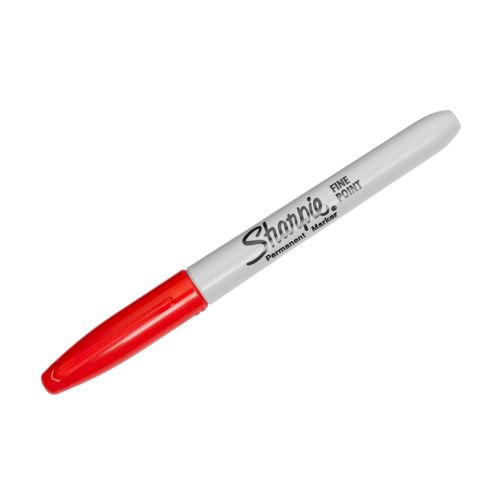 Sharpie Permanent Marker Fine Bullet Red - Sold Each (12 per Box)
