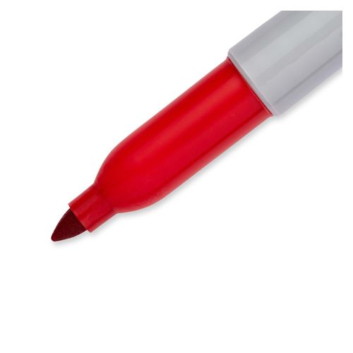 Sharpie Permanent Marker Fine Bullet Red - Sold Each (12 per Box)