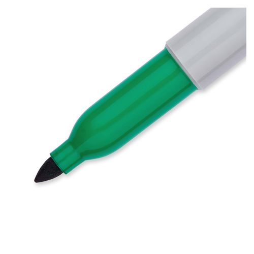 Sharpie Permanent Marker Fine Bullet Green - Sold Each (12 per Box)
