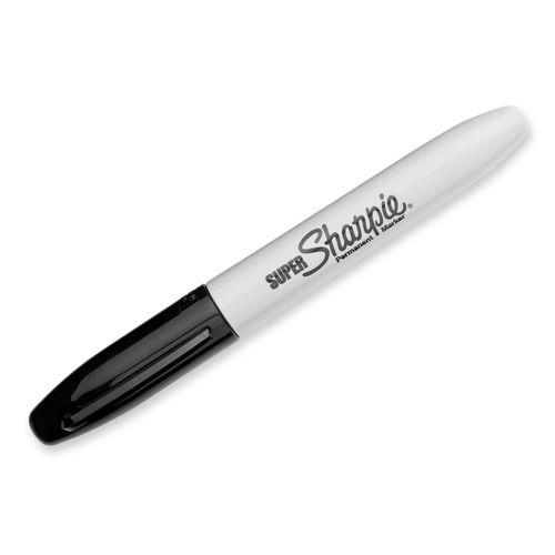 Sharpie Super Black Marker - Sold Each (12 per Box)