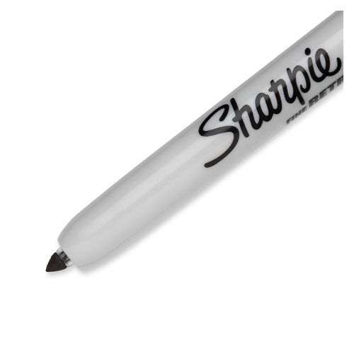Sharpie Retractable Permanent Marker Fine Bullet Black - Sold Each (12 per Box)