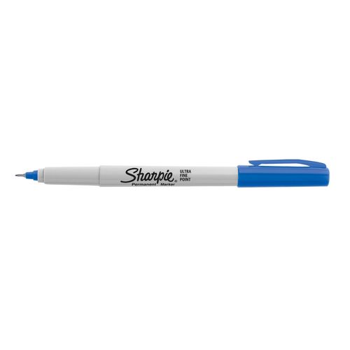Sharpie Permanent Marker Ultra Fine Bullet Blue - Sold Each (12 per Box)