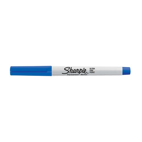 Sharpie Permanent Marker Ultra Fine Bullet Blue - Sold Each (12 per Box)