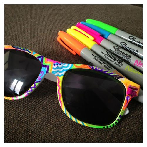 Sharpie Permanent Marker Fine Bullet Neon Orange Box 12