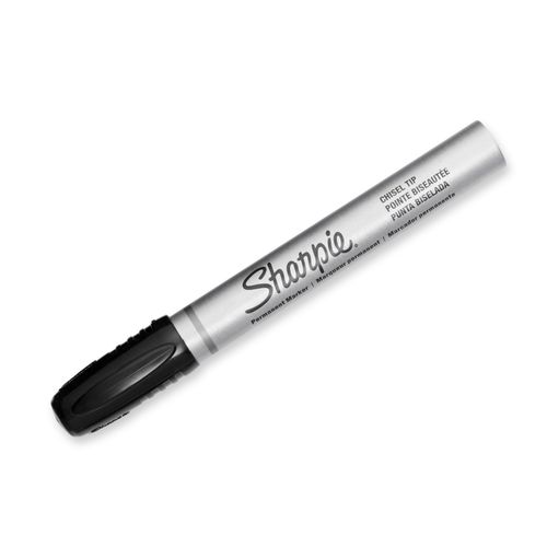 Sharpie Pro Metal Chisel Tip Black Each - Sold Each (12 per Box)