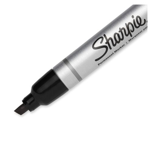 Sharpie Pro Metal Chisel Tip Black Each - Sold Each (12 per Box)