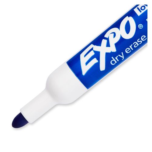 Expo Whiteboard Marker Bullet Blue Box 12