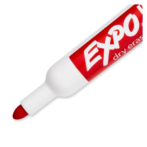 Expo Whiteboard Marker Bullet Red Box 12