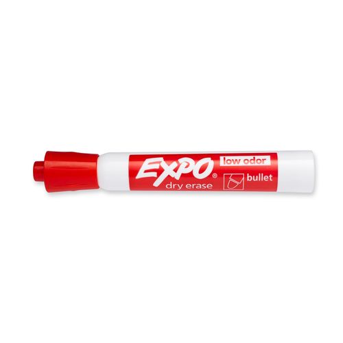 Expo Whiteboard Marker Bullet Red Box 12