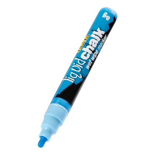 Texta Liquid Chalk Marker Wet Wipe Blue 4.5mm - Sold Each (12 per Box)