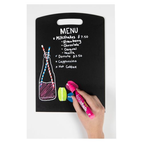 Texta Liquid Chalk Marker Wet Wipe Pink 4.5mm - Sold Each (12 per Box)