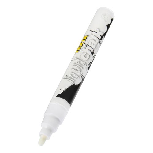 Texta Liquid Chalk Marker Wet Wipe White 4.5mm - Sold Each (12 per Box)