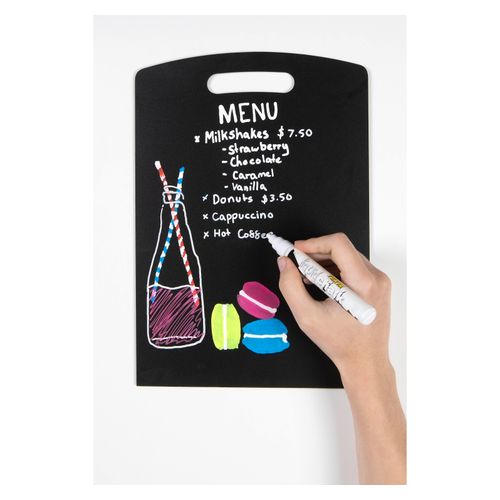 Texta Liquid Chalk Marker Wet Wipe White 4.5mm - Sold Each (12 per Box)