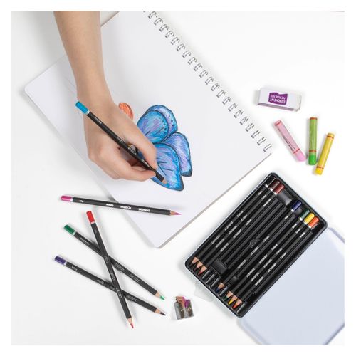Derwent Academy Coloured Pencils Assorted Pack 12