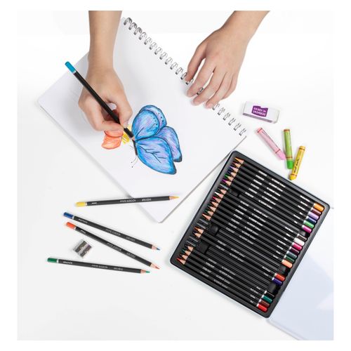 Derwent Academy Coloured Pencils Assorted Pack 24