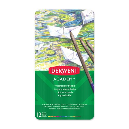Derwent Watercolour Pencils Assorted Pack 12