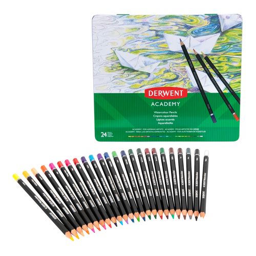 Derwent Watercolour Pencils Assorted Pack 24