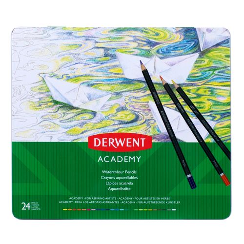 Derwent Watercolour Pencils Assorted Pack 24