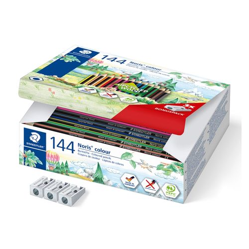 Staedtler Noris Colour Pencils 185 Assorted Colours Class Pack 144