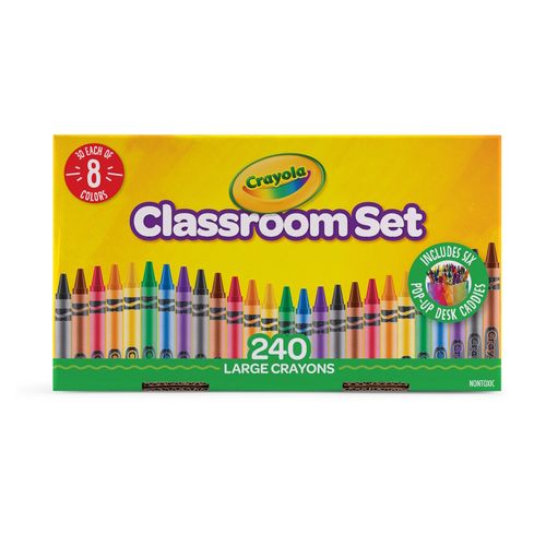Crayola Classpack Crayons Assorted Colours Box 240