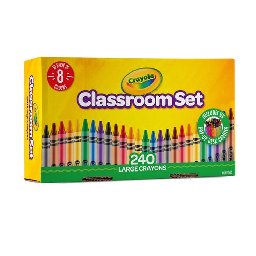 Crayola Classpack Crayons Assorted Colours Box 240