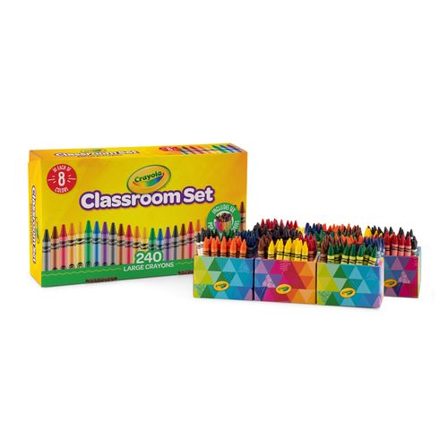 Crayola Classpack Crayons Assorted Colours Box 240