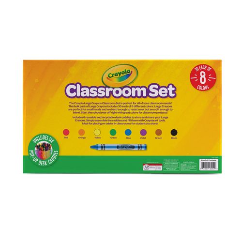 Crayola Classpack Crayons Assorted Colours Box 240