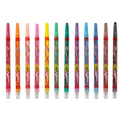 Crayola Twistable Crayon Assorted Colours Pack 12