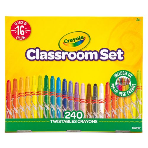Crayola Twistable Crayon Classpack Assorted Colours Pack 240