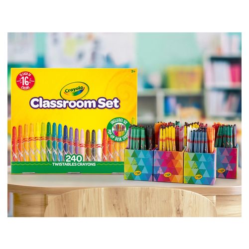 Crayola Twistable Crayon Classpack Assorted Colours Pack 240