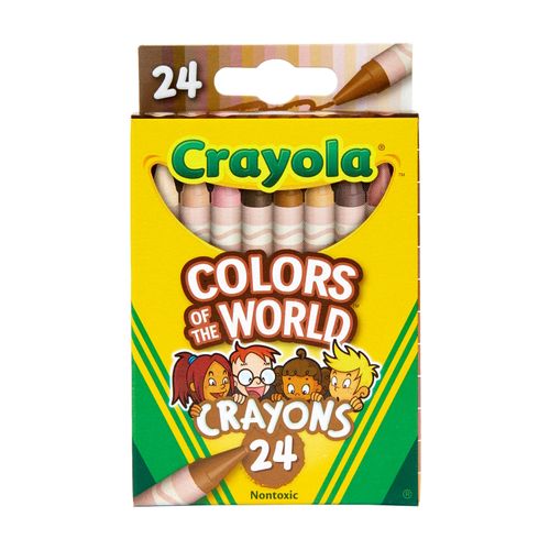 Crayola Colours of the World Crayons Pack 24