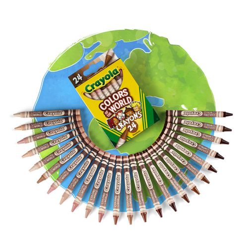 Crayola Colours of the World Crayons Pack 24