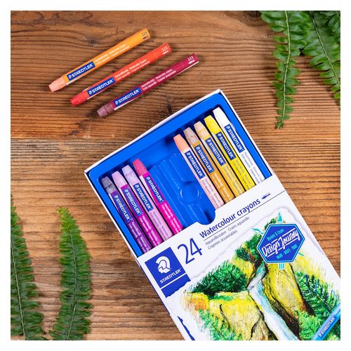 Staedtler Watercolour Crayons Box Of 24 Assorted Colours 223 C24